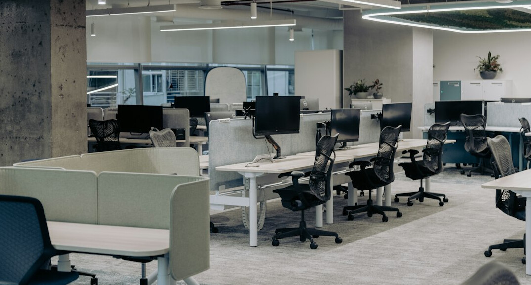 modern office workspace